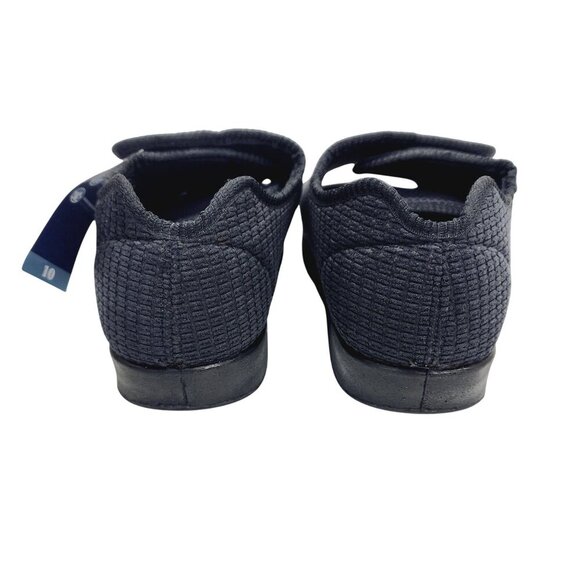 Silverts Adaptive Slippers Size 10 Diabetic Shoes Slip Resistant Men black - Picture 3 of 15